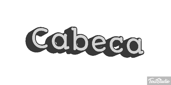 Cabeça Efeito do texto