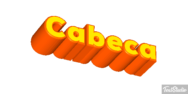 Cabeça Efeito do texto