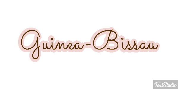 Guinea-Bissau Text effect