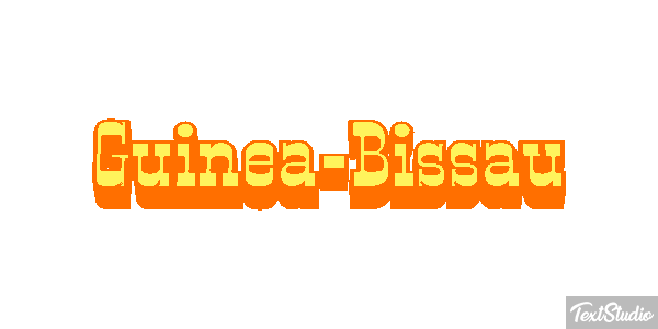 Guinea-Bissau Text effect