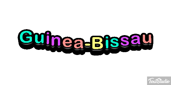 Guinea-Bissau Text effect