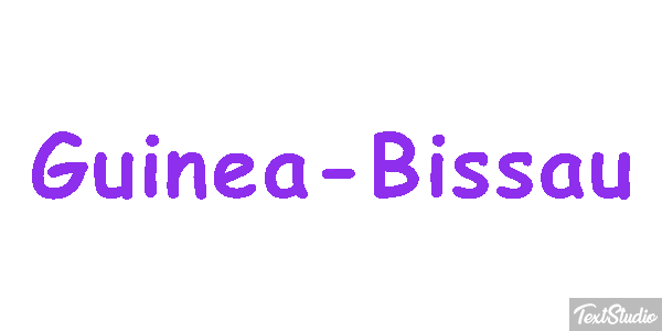 Guinea-Bissau Text effect