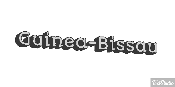 Guinea-Bissau Text effect