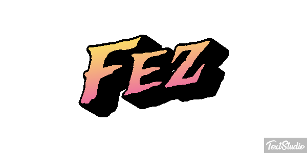 Fez Efekt tekstowy