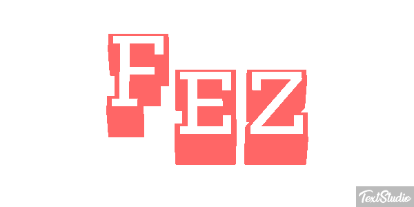 Fez Efekt tekstowy