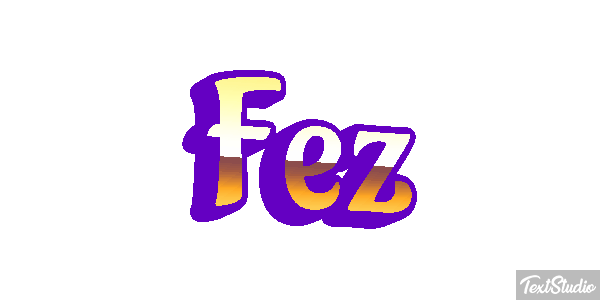 Fez Efekt tekstowy