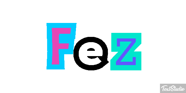 Fez Efekt tekstowy