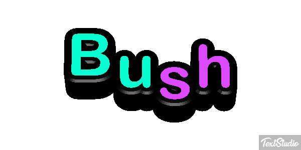Bush Efeito do texto