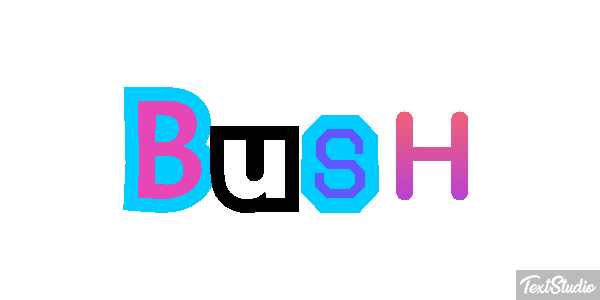 Bush Efeito do texto