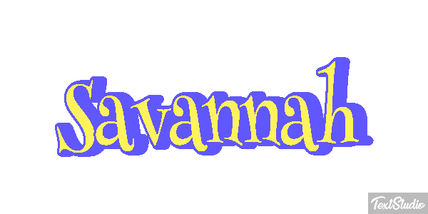 Savannah Effet de texte