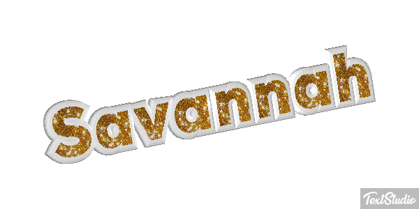 Savannah Effet de texte
