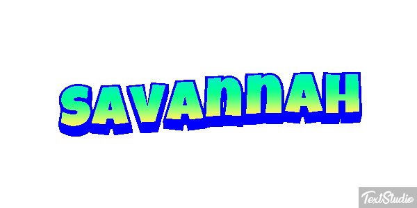 Savannah Effet de texte