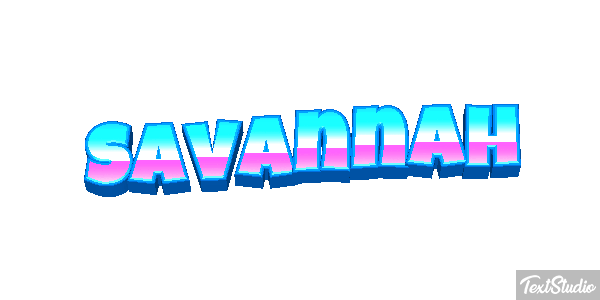 Savannah Effet de texte