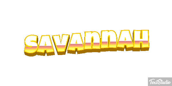 Savannah Effet de texte