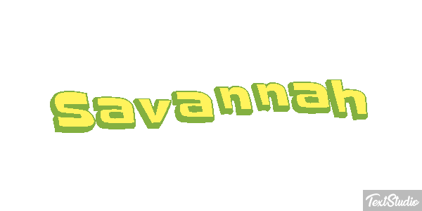 Savannah Effet de texte