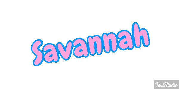 Savannah Effet de texte