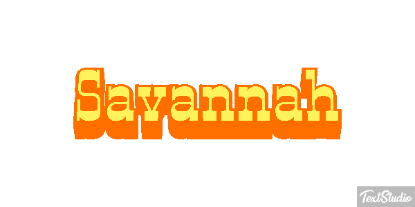 Savannah Effet de texte