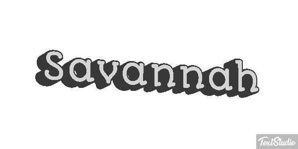Savannah Effet de texte
