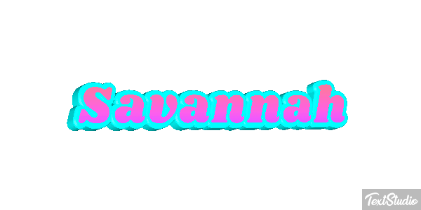 Savannah Effet de texte