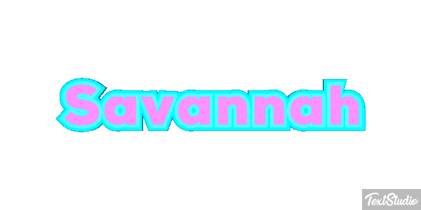 Savannah Effet de texte