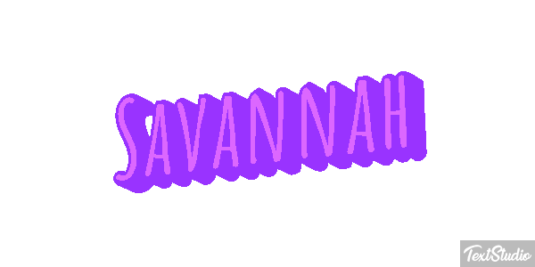 Savannah Effet de texte
