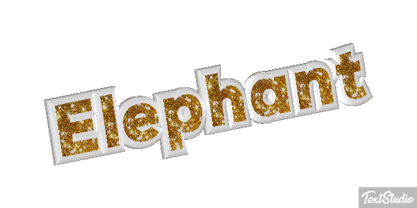 Éléphant Effetto testo