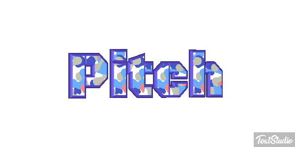 Pitch Text effect