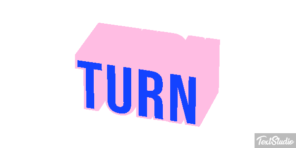 Turn Text effect
