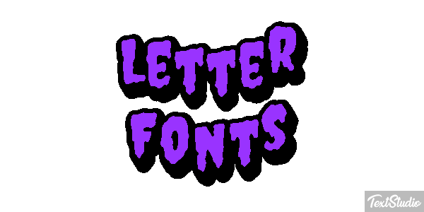 Letter Fonts Text effect