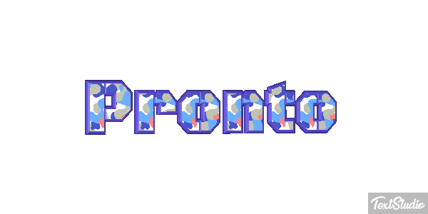 Pronto Текстовый эффект