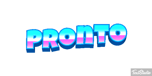 Pronto Текстовый эффект