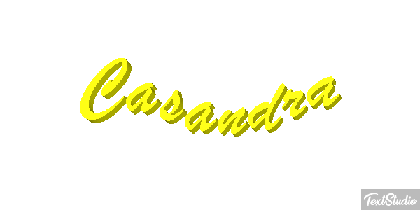 Casandra Text effect