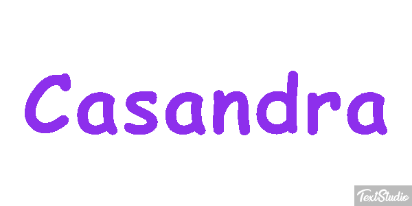 Casandra Text effect