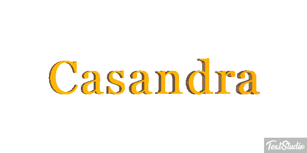 Casandra Text effect
