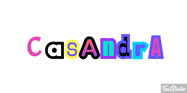Casandra Text effect