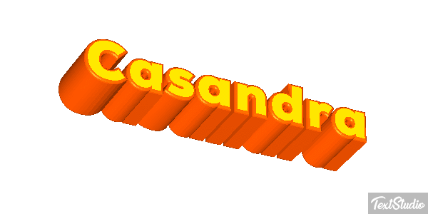 Casandra Text effect