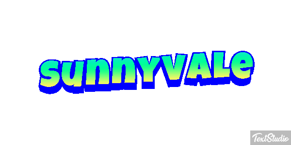 Sunnyvale Texteffekt