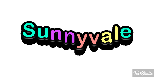 Sunnyvale Texteffekt