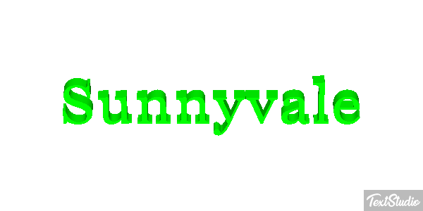 Sunnyvale Texteffekt