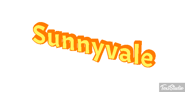 Sunnyvale Texteffekt