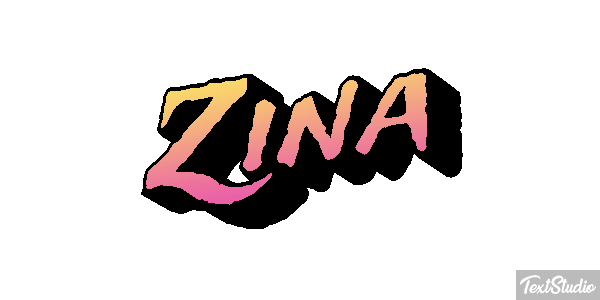 Zina Text effect
