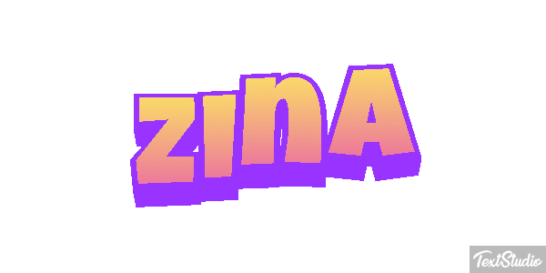 Zina Text effect