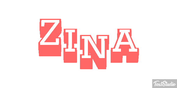 Zina Text effect