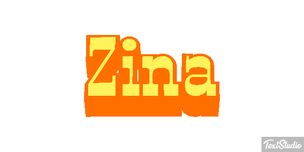 Zina Text effect