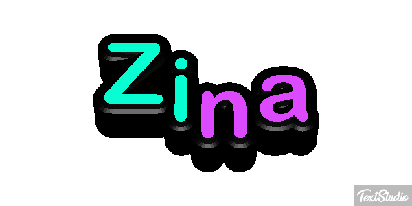 Zina Text effect