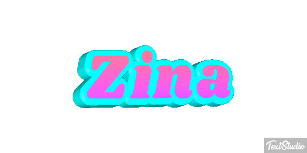 Zina Text effect