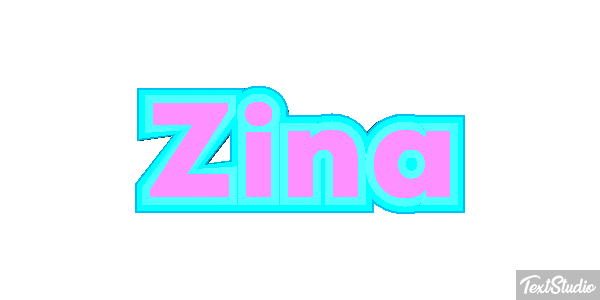Zina Text effect