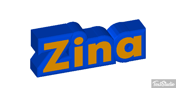 Zina Text effect