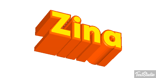 Zina Text effect