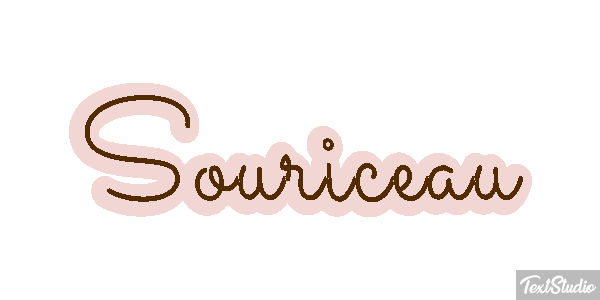 Souriceau Effet de texte